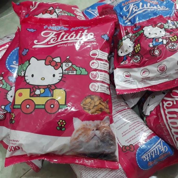 TERBARU - Felibite 5kg ( ikan ) Makanan Kucing Murah Kering Repack Dry Food 5kg