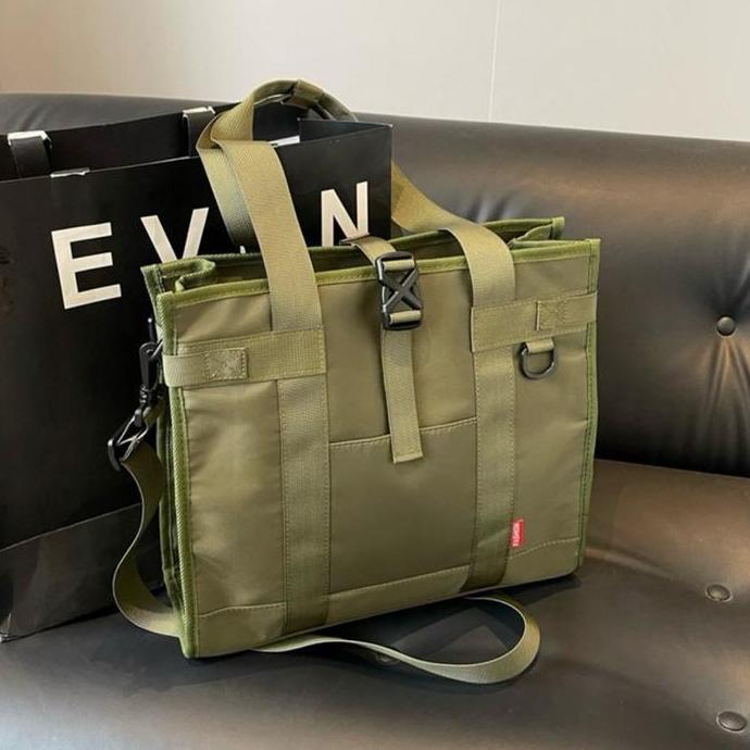 TERLARIS - Tote and Sling Bag Simple Nylon Waterproof Unisex