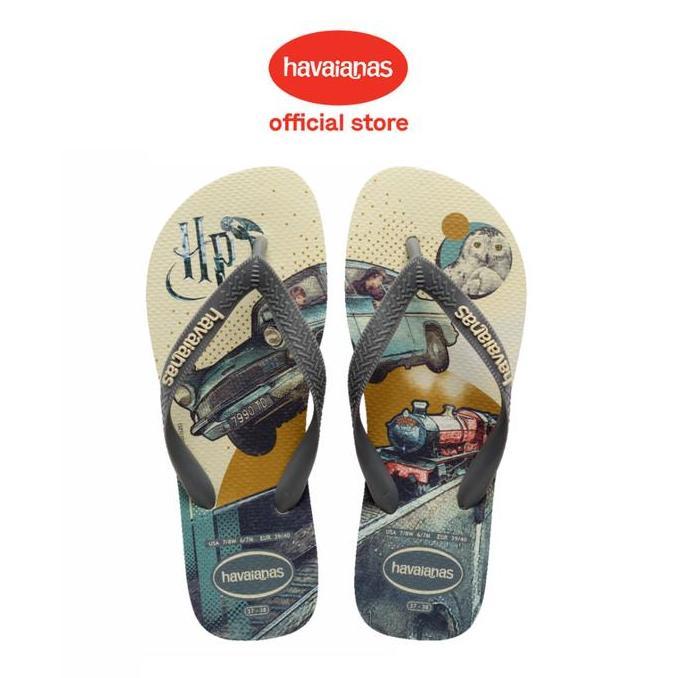 [ONLINE EXCLUSIVE] Havaianas 7469 - Harry Potter Beige/Gray Steel - Sandal Pria