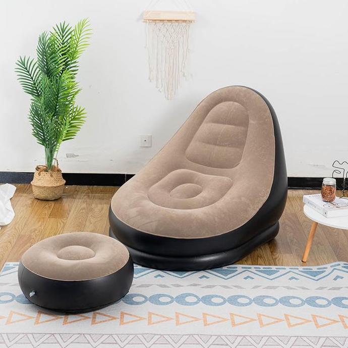 Sofa angin santai portable/sofa angin camping/sofa angin santai+Sofa angin santai dengan sandaran ka