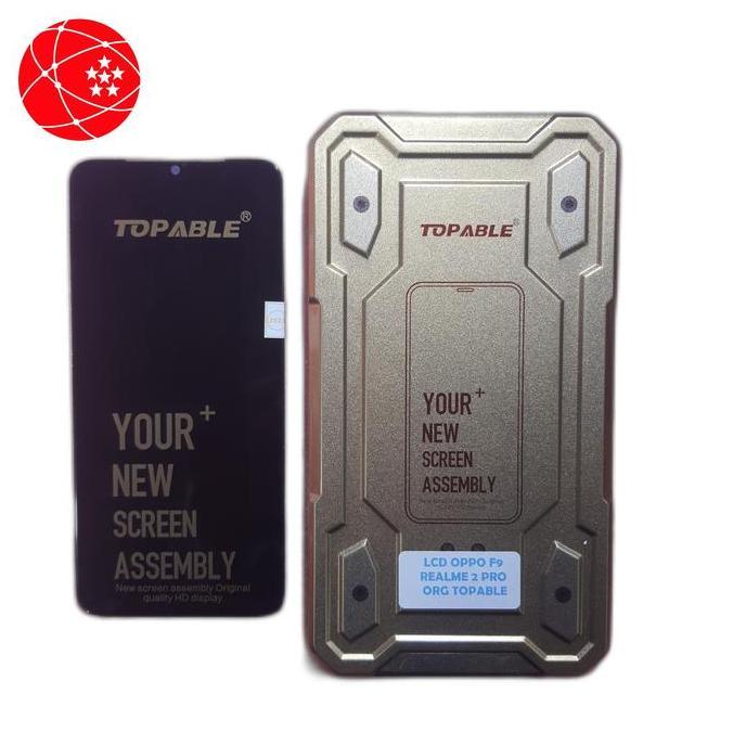 LCD FOR OPPO F9 / F9 PRO / REALME 2 PRO / UI ORG POZI + TOUCHSCREEN HITAM