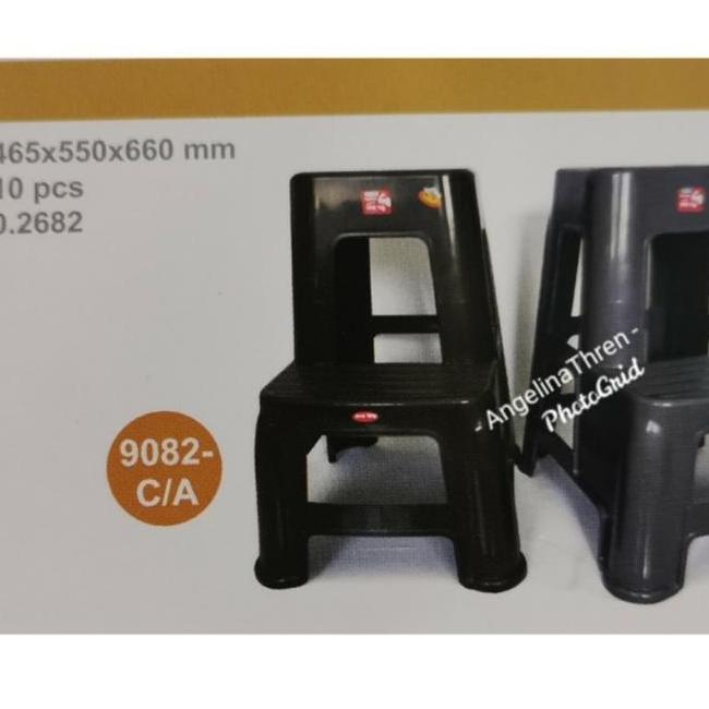 Kursi Tangga 2 Lt Bangku Tangga Plastik Luystar