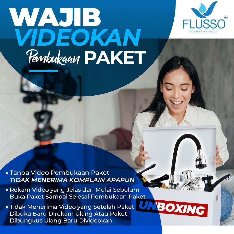 HOT SALE FLUSSO Selang Fleksibel Kaku Air Panas Dingin / Selang Water Heater Stainless ORIGINAL