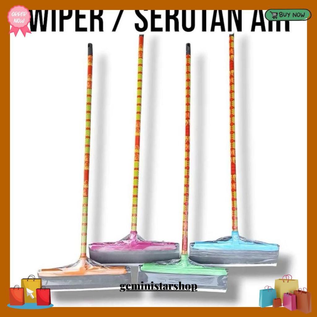 Wiper Lantai Karet Serok Air Pel Karet Lantai Pelan Wiper Pembersih Lantai Basah Siap Kirim