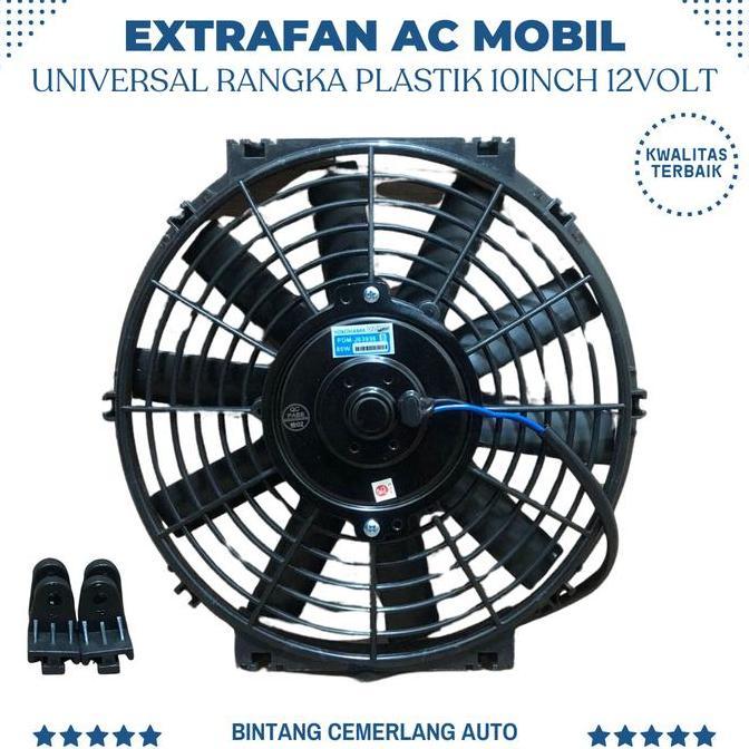 PROMO - EXTRAFAN 10 inch AC Mobil Rangka Plastik Extra Fan AC 10 Inci