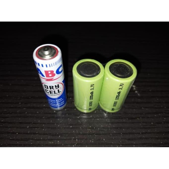 batre baterai 18350 lithium ion 3.7v 1200mah batre senter/bor/obeng kode 579