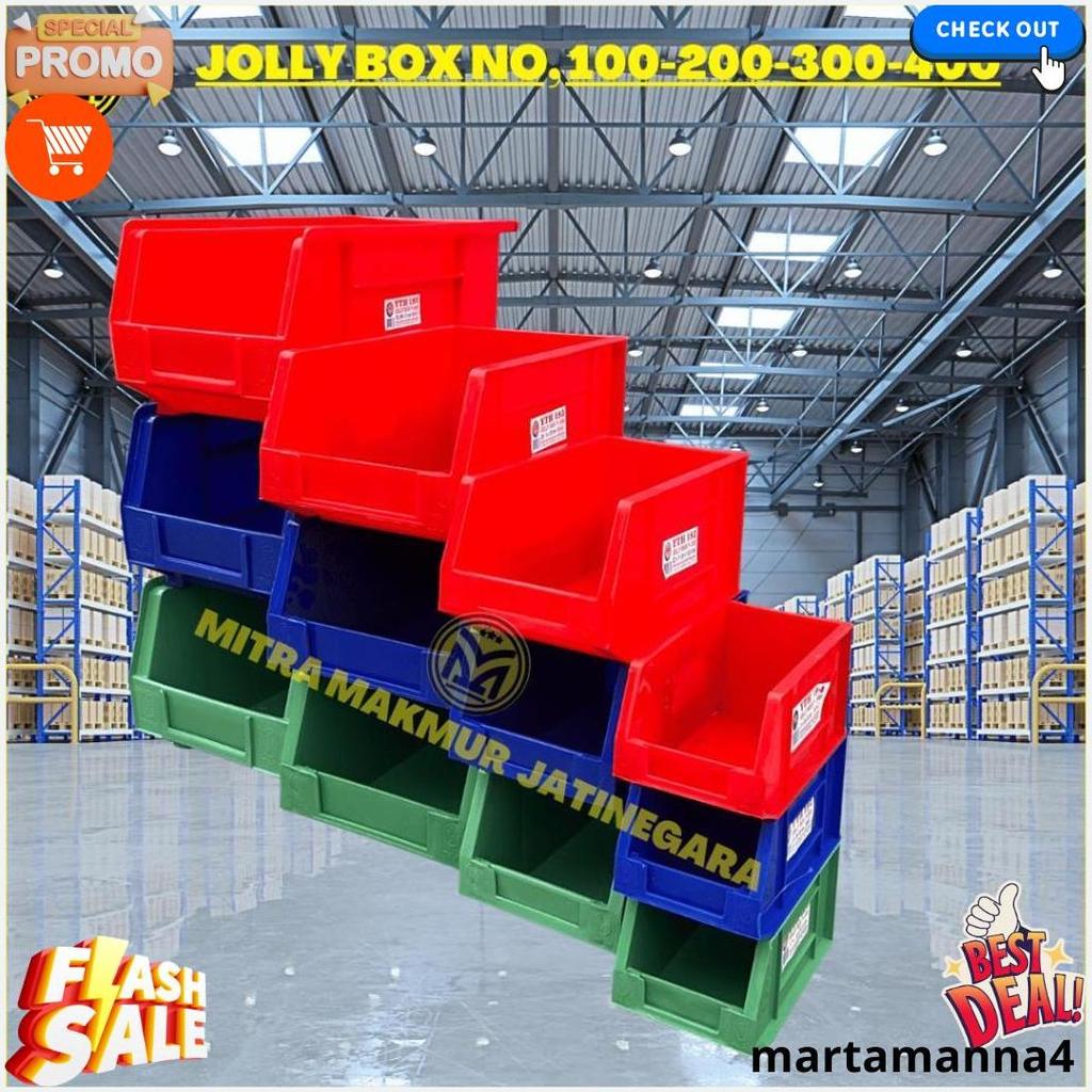 Kotak Box Aksesoris / Jolly Box Baut / Container Box Jolly Yth 100 200 300 400 Termurah Banget