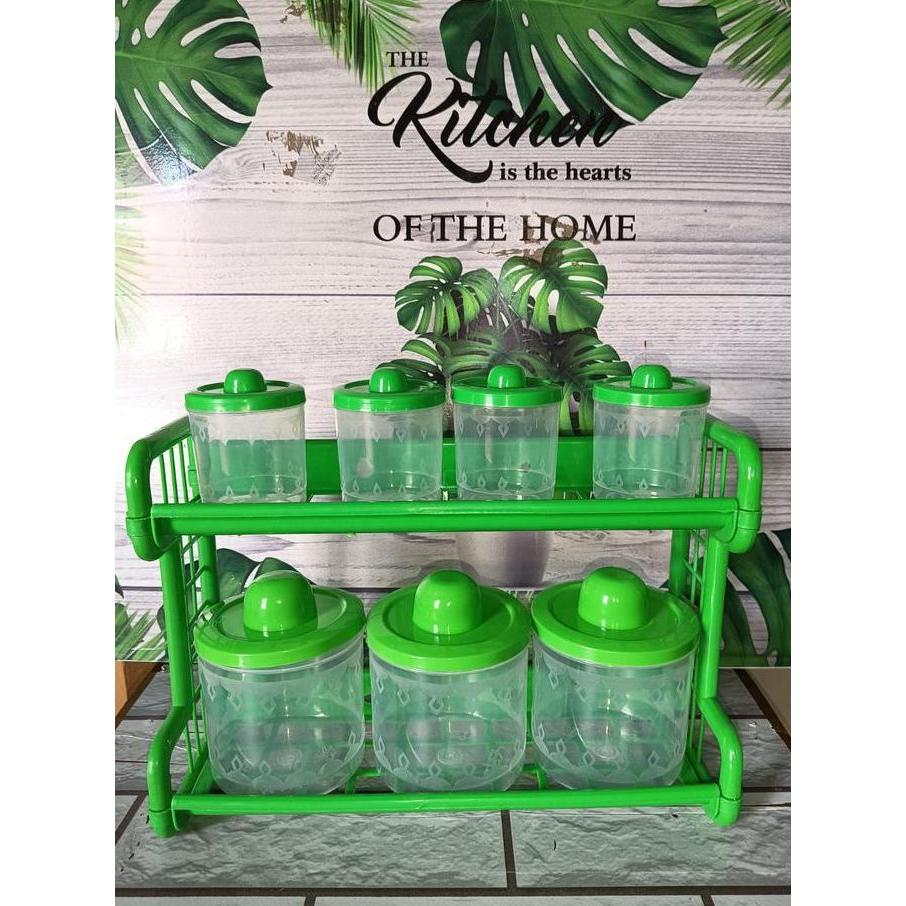 Saless Kitchen Set/Wadah Bumbu/Tempat Bumbu/Toples Bumbu Dapur Set - Kitchenware