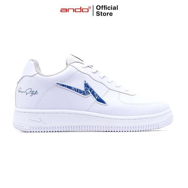 TERLARIS - Ando Official Sepatu Sneakers Curtiz Duo Pria Dewasa - Putih/Biru