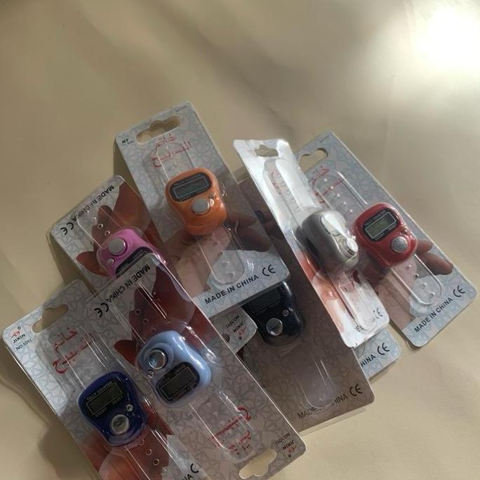 Syukron- Paket Usaha Tasbih Digital 20Pcs / 50 Pcs Motif Haji Umroh Souvenir Pernikahan Muslim Tasbi