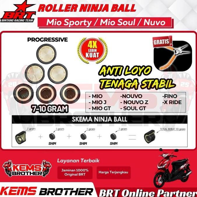 TERLARIS - NINJA BALL BRT ROLLER BRT MIO FINO MIO J NOUVO MIO SOUL GT XRIDE SUPER ROLLER BRT ORIGINA
