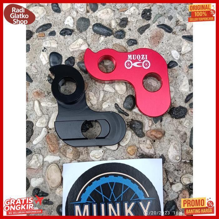 Original Muqzi Rear End Drop Out Adaptor Dudukan Anting Rd Model Lurus Sepeda Jadul Fixie Lipat