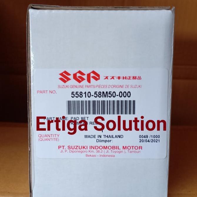 NEW - Kampas rem depan ertiga original SGP