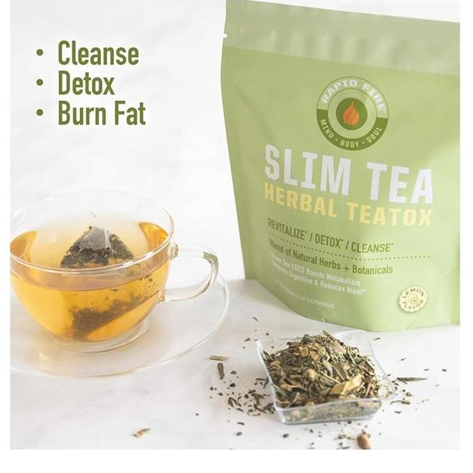 Rapid Fire SlimTea 14-Day Herbal Teatox Blend of 14 Natural Herbal _LOUIS