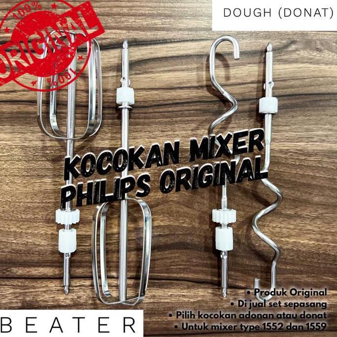 TERMURAH - Kocokan Mixer Stick Spiral Mixer PHILIPS 1552 1559 Original PHILIPS Kocokan Stik Ulir PHI
