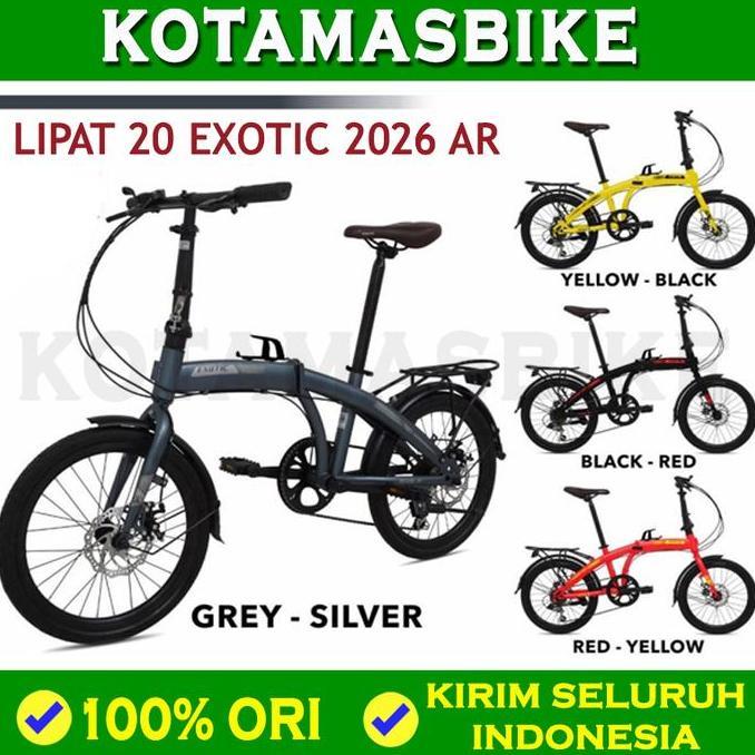 Terlaris Sepeda Lipat Exotic 16 Inch 2026 Ar 2026Ar Shimano Banyak Bonus