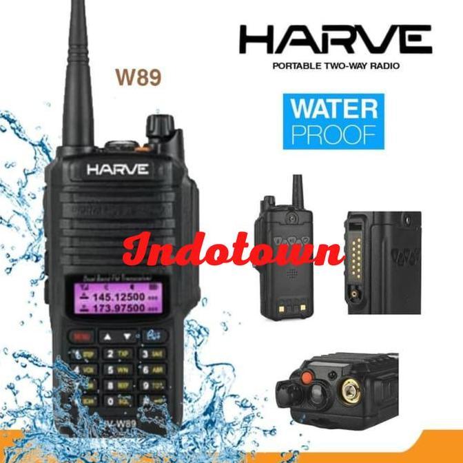 PROMO DISKON - HT Harve W89 Waterproof Dual Band HT Harve Waterproof DustProof