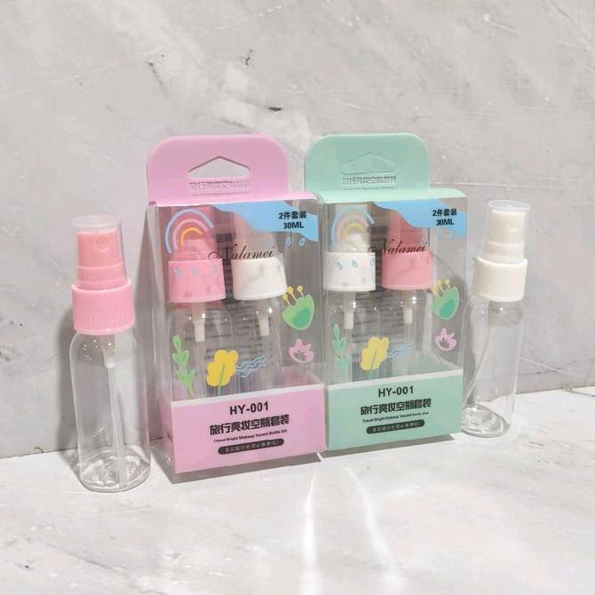 Botol Spray Clear Kosong Travel Pergi Portable Mini Spray / Travel Bottle Bottle Set Botol Semprot