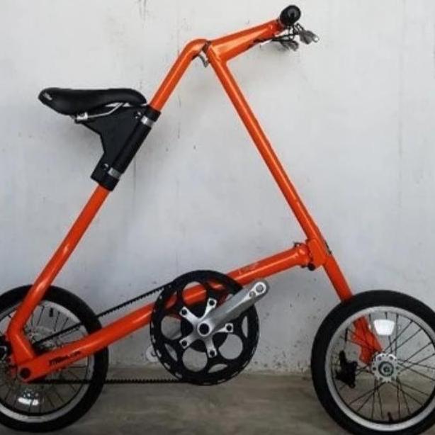 Terlaris Strida Mini Orange Sepeda Lipat Folding Bike