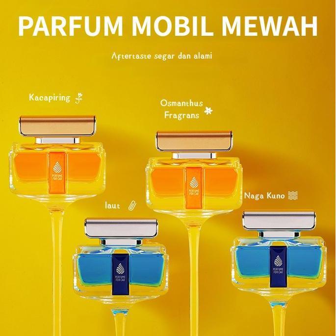 80ML Parfum mobil Hiasan dashboard Mobil Tempat Parfum Mobil Bahan Crystal Bisa Isi Ulang Cantik