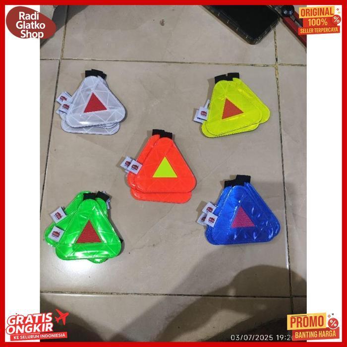 Terbaru Reflektor Triangle Sadel Sepeda Stop Lamp Pantul Cahaya Sepeda Commuter Bike Federal Fixie S