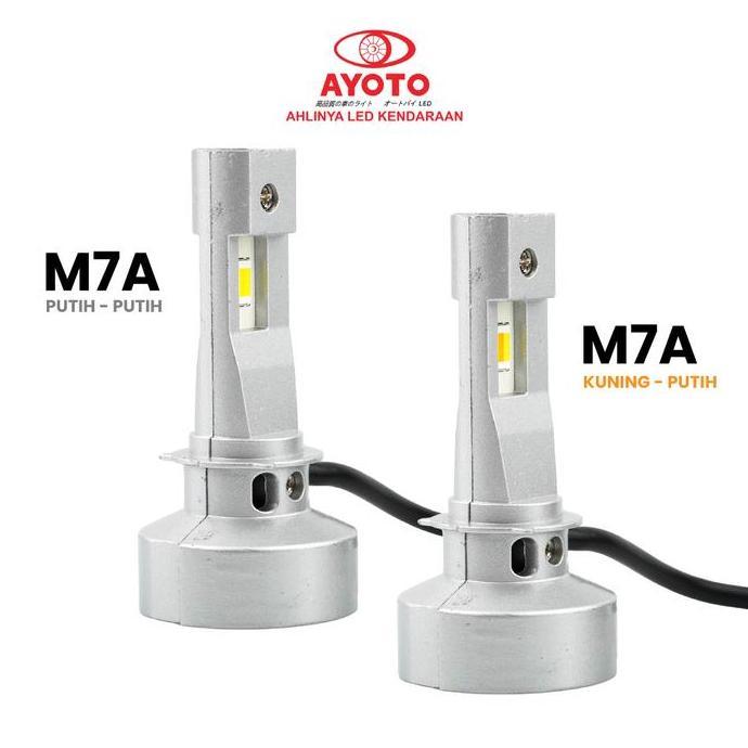 Lampu LED Motor Matic Bebek AYOTO M7A Hi Low AC DC Watt 38+38
