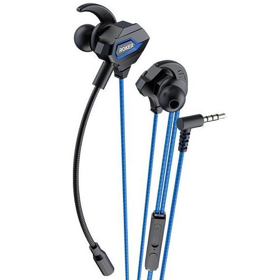 Earphone / Headset Gaming Roker AK47 Extra Loud Bass laptop microphone Earphones Headphones
