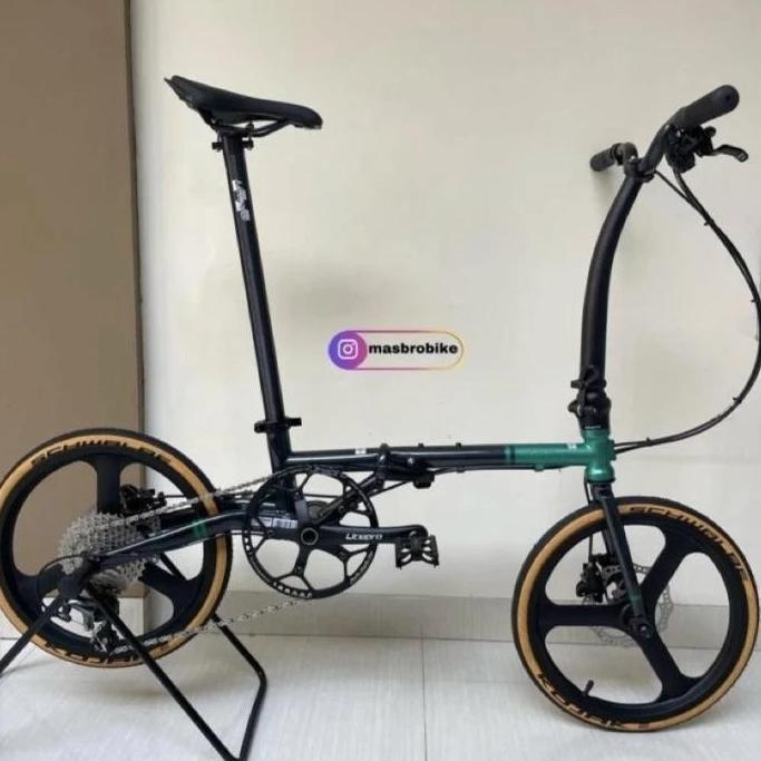 Terlaris Sepeda Lipat Fnhon Gust 16 Discbrake New Rakit