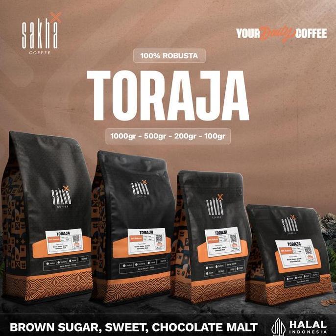 Kopi Robusta Toraja Mamasa Sulawesi Coffee Bean Espresso Roasted Beans
