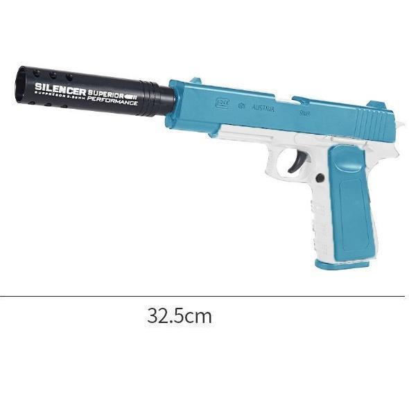 Pistol Mainan Plastik 1911 Eva Soft Bullet Tembakan Anak Aman Edukasi Bermain