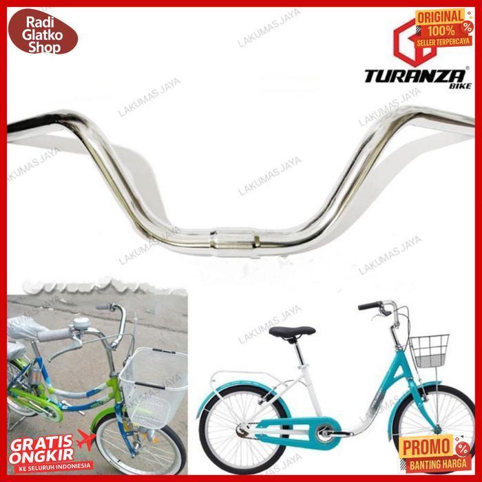 Kekinian Stang Setang Sepeda Mini Ukuran 24 & 26 Bahan Besi Chrome Minion Pasific Polygon Phonix Min