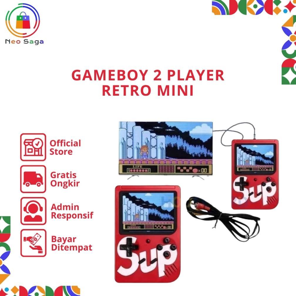 Gameboy 2 Player Retro Mini 400 in 1 SUP Game Box Portable Game Boy Game Stik