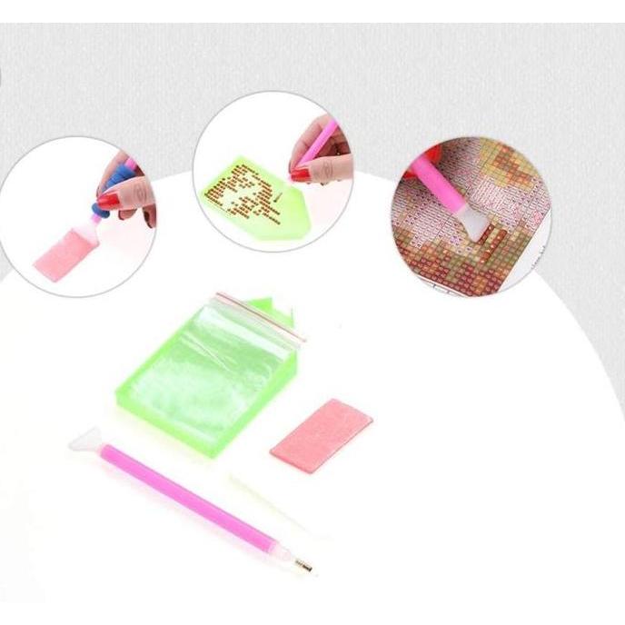 DIY Diamond Painting Full naga dan phoenix burung hong 5050cm D871