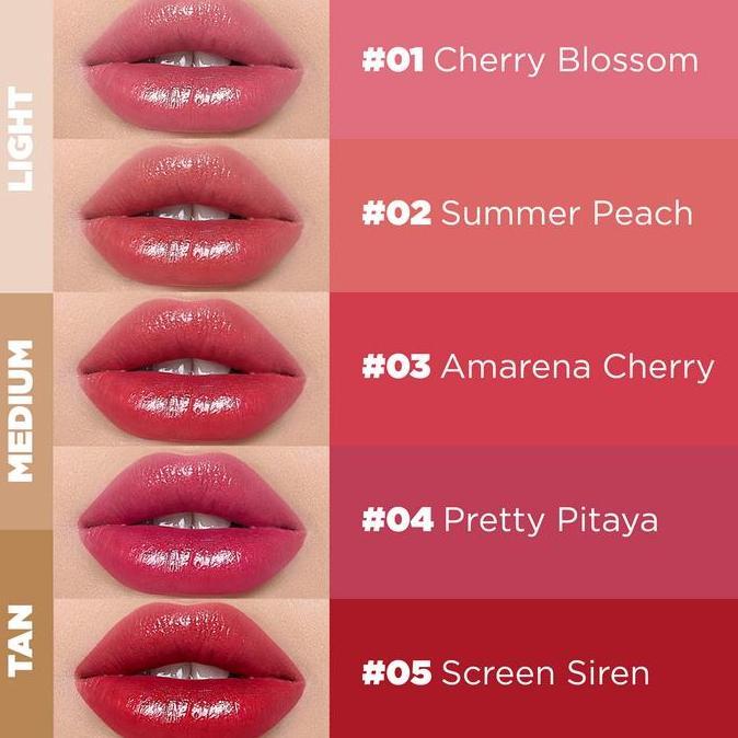 Rabbit Habit Water Stain Liptint - EVEVegan Lip Tint Tahan Lama, Melembapkan Bibir dengan Ekstrak Pe