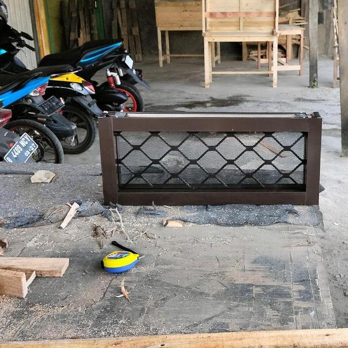 boven 25 x 60 ventilasi kisi2 kamar mandi wc toilet jendela loster aluminium kawat nyamuk tralis exp