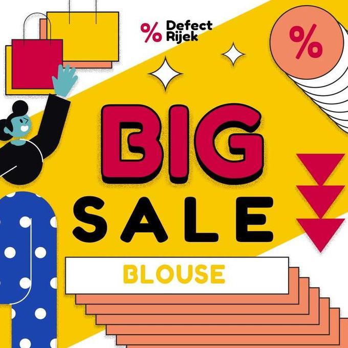 DEFECT/RIJEK Blouse Atasan Batik BIG SALE 3