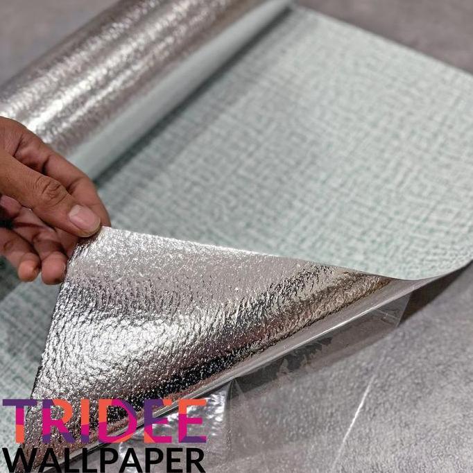 Wutwut- Wallpaper Linen Roll | Wallpaper Dinding Stiker | Tridee Wallpaper