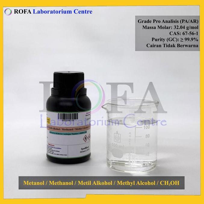 New- Metanol / Methanol / Metil Alkohol / Ch3Oh Pro Analisis Eceran 99,9%