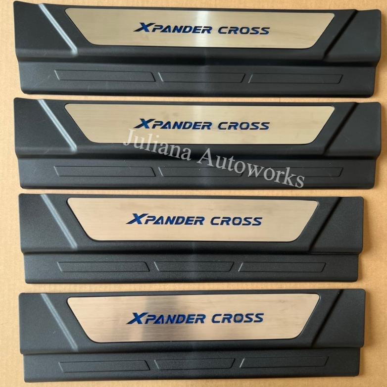 Sillplate Samping Xpander Cross NON LED Pelindung Pijakan Kaki Pintu Mobil Xpander Cross