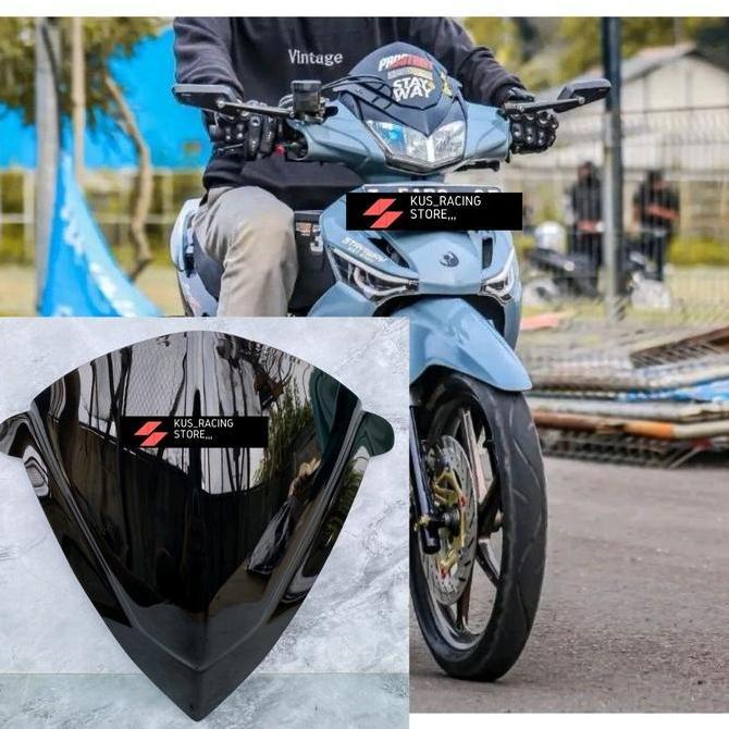 Visor Variasi Honda Supra X 125 Winshield Supra X 125 Universal Motor DISKON