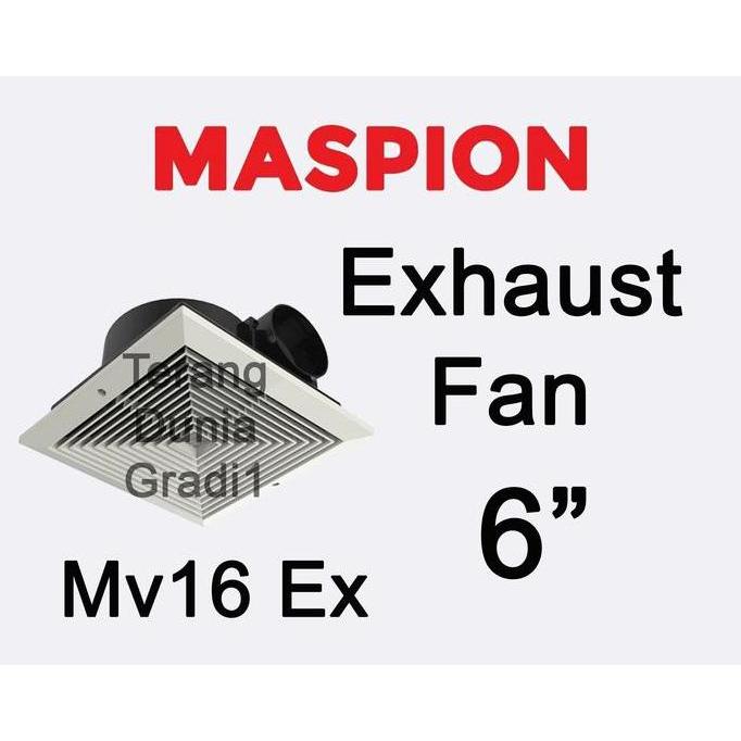 Exhaust Maspion MV16EX Hexos Plafon Maspion Kipas Plafon Maspion HEMAT