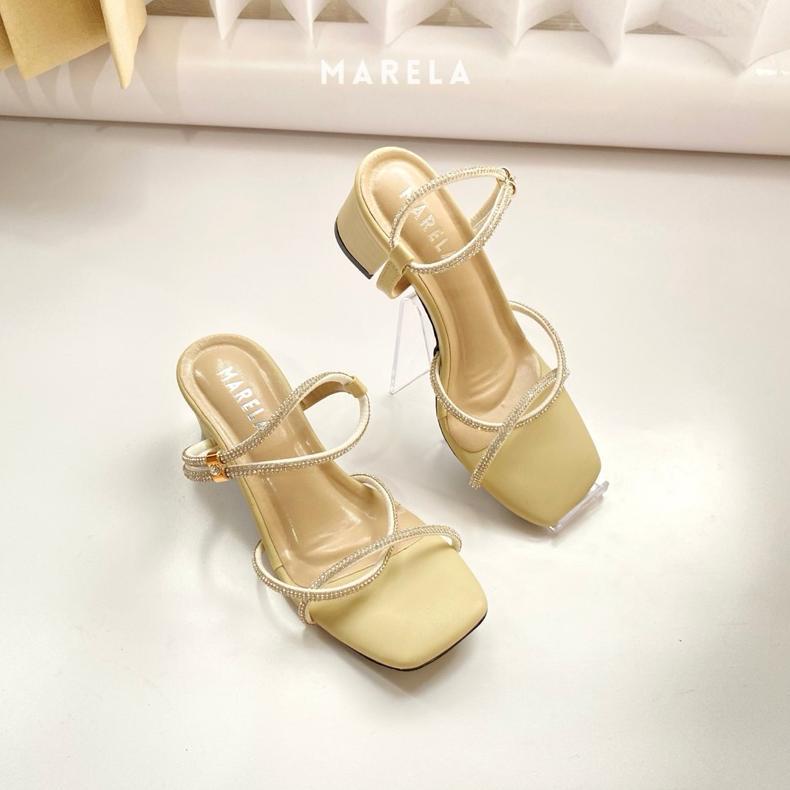 Awet Marela - Selena Heels Sandal Wanita Hak 5 Cm - Heels Pesta Wedding Wisuda Terbaru - Sendal Sepa