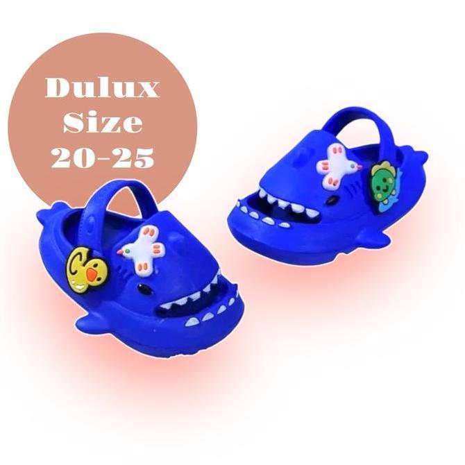Sptkrn- Sandal Anak Laki Laki Karakter Ikan Ekor Pendek Cowo Fashion