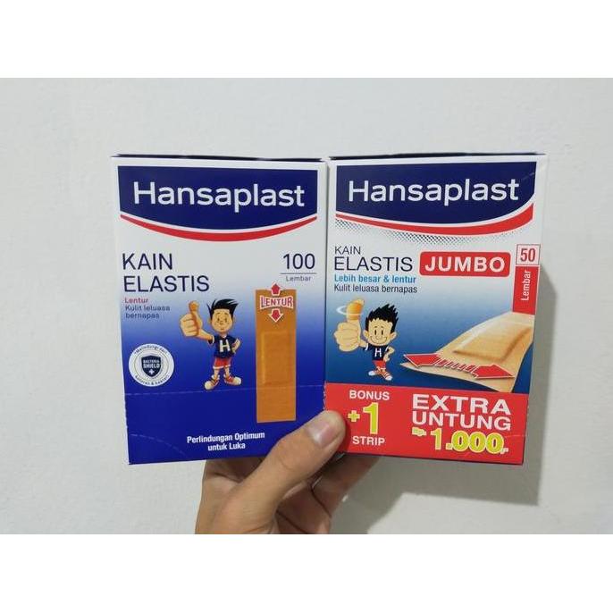 New- Hansaplast Kain Elastis Box Isi 100/ Jumbo Isi 50