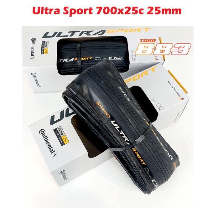 Ban Sepeda Continental Ultra Sport 3 Clincher 700C 25Mm 700X25C