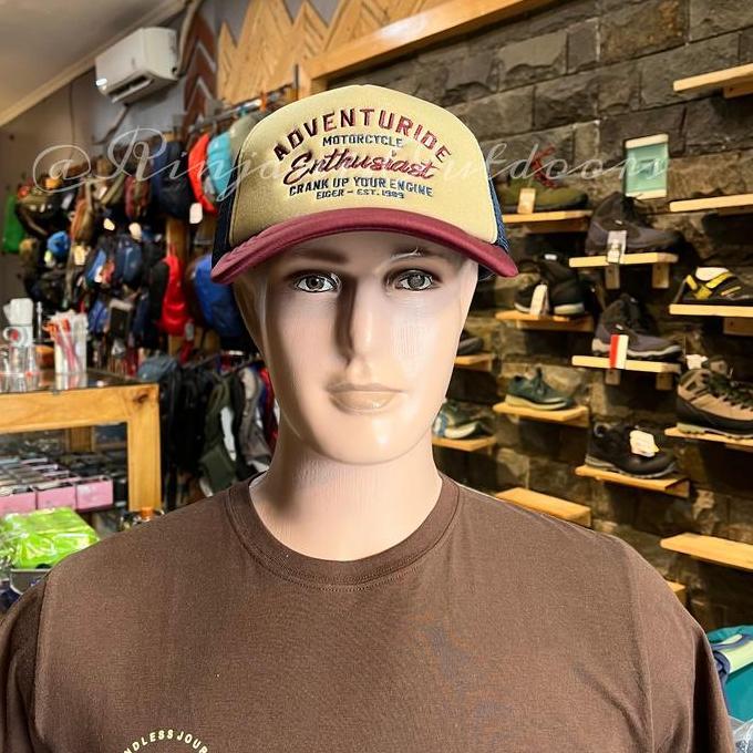 TOPI OFF THE BIKE EIGER ORIGINAL TRUCKER CAP TOPI BASEBALL MESH JARING TOPI JARING OFF THE BIKE TRAC