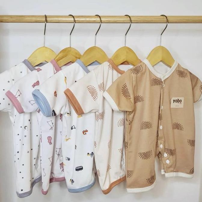 Promo YOBO Baby Jumper Newborn Onesie | Baju Bayi Jumper Romper JUMPER SEGIEMPAT Diskon