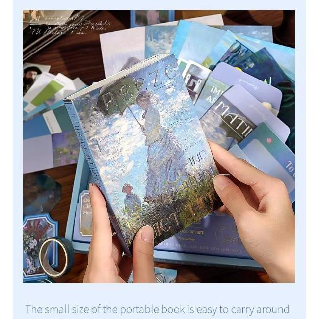 RADEJARRR - SCRAPBOOK SET JOURNAL KIT 116 PCS - BUKU STICKER MEMO WASHI TAPE DIY