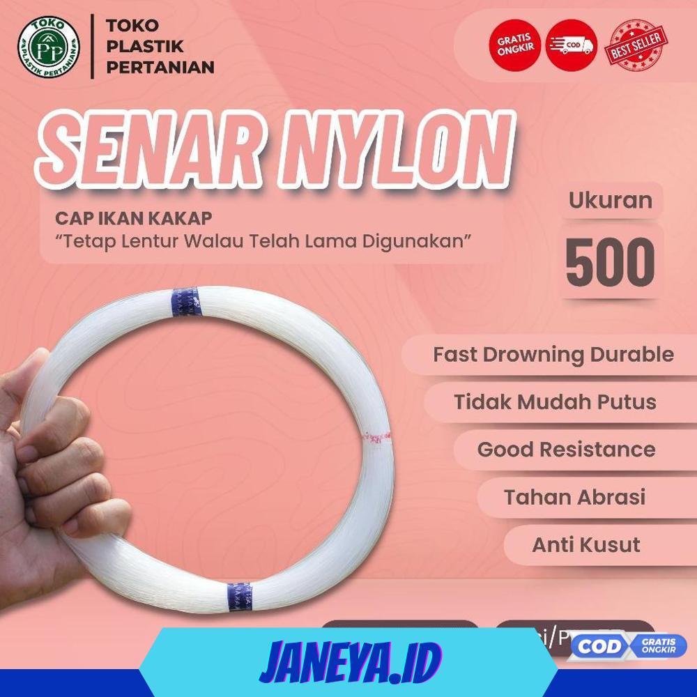 Senar Cap Ikan Kakap  Ukuran 500 (30)  per Roll /Tali Senar Pancing / Senar Layangan - RO30-1312 202