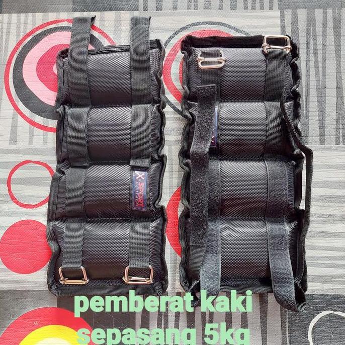 Pemberat kaki 5kg bendel kaki fitness Penguat otot kaki beban olahraga